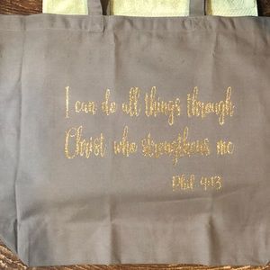 Large Grey Multipurpose tote bag